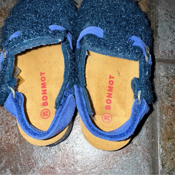 Bonmot Organic kids Blue Snow Flats - Picture 5 of 8